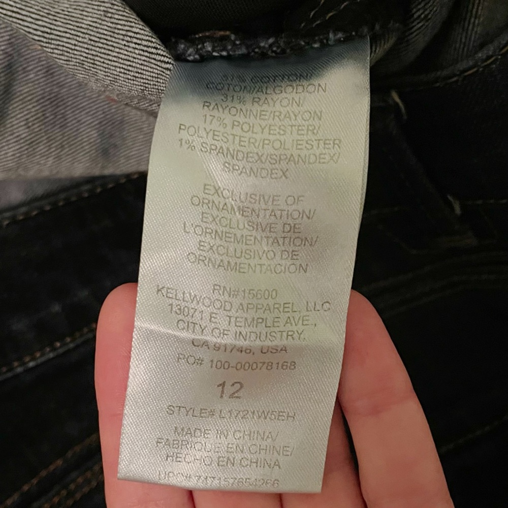 Wit & Wisdom Ab-solution High Rise Skinny Ankle Dark Wash Jeans (size 12) - Picture 3 of 5